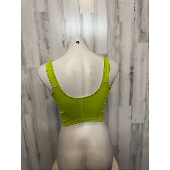 Sofia Vergara active lime green crop top - Picture 3 of 6